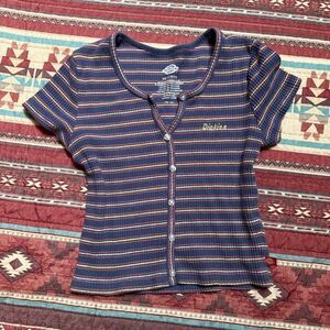 Dickies Multicolor Striped Button-Up Shirt XS